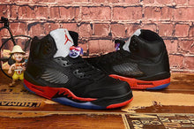 Load image into Gallery viewer, Nike Jordan 5 Back Red Sneakers