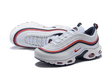 Load image into Gallery viewer, Nike Air Max 97 Plus Sneaker  Men's White Red Navy
