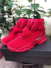 Load image into Gallery viewer, Nike Jordan 8 Engraved RED Men's Sneakers