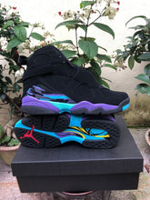 Load image into Gallery viewer, Nike AIR Jordan 8 Men's Sneakers Black Purple