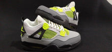 Load image into Gallery viewer, Nike Jordan 4th Generation Black Neon Men's Sneakers
